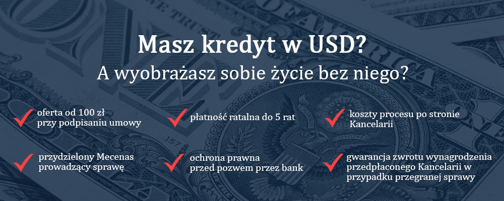 Pozwy USD - Pomoc dla kredytobiorców USD