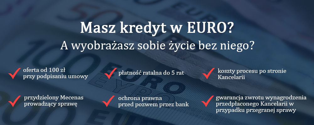 Masz kredyt w euro?